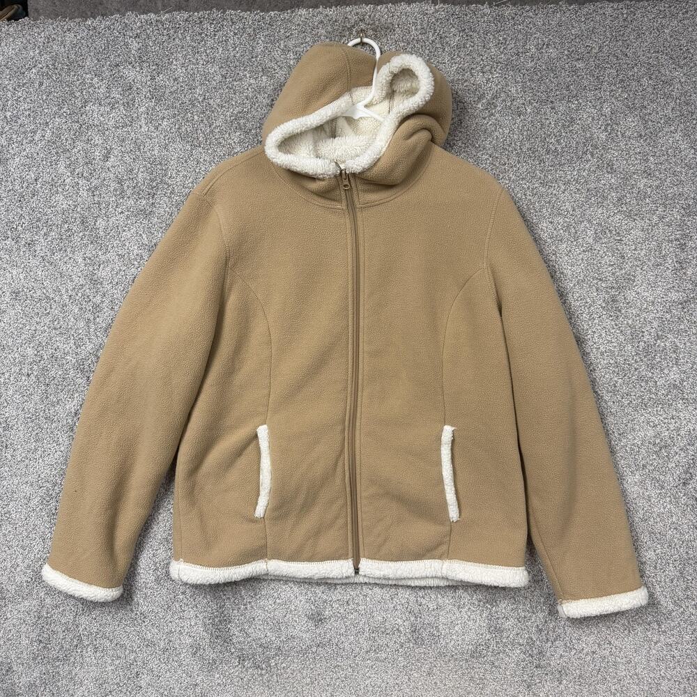 Faded Glory Jacket L 12-14 Granola Girl Gorpcore Minimalist Loungewear Cabincore